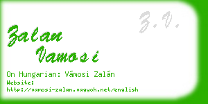 zalan vamosi business card